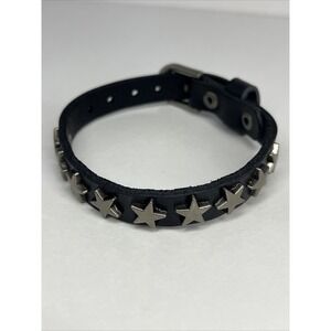 Lot of 5 Punk Rock Star Studded Faux Leather Black- Brand New Sealed